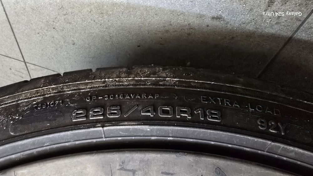 Летни гуми Goodyear спорт пакет 225 40 18 и 255 35 18 дот22