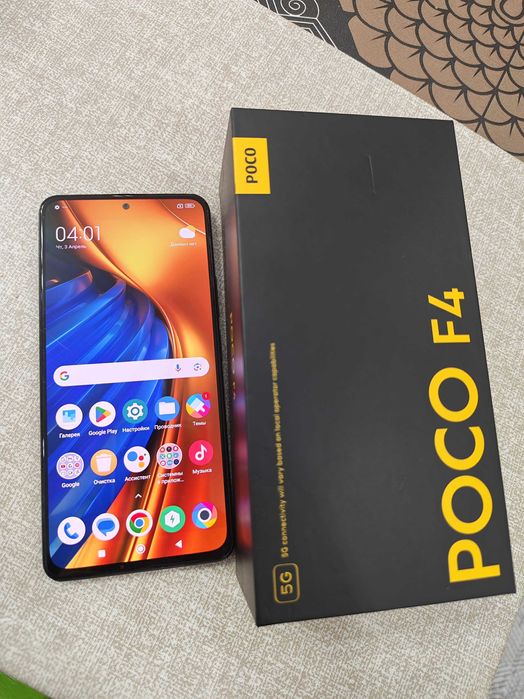 POCO F4 Night Black   5G 8/256gb Б/У