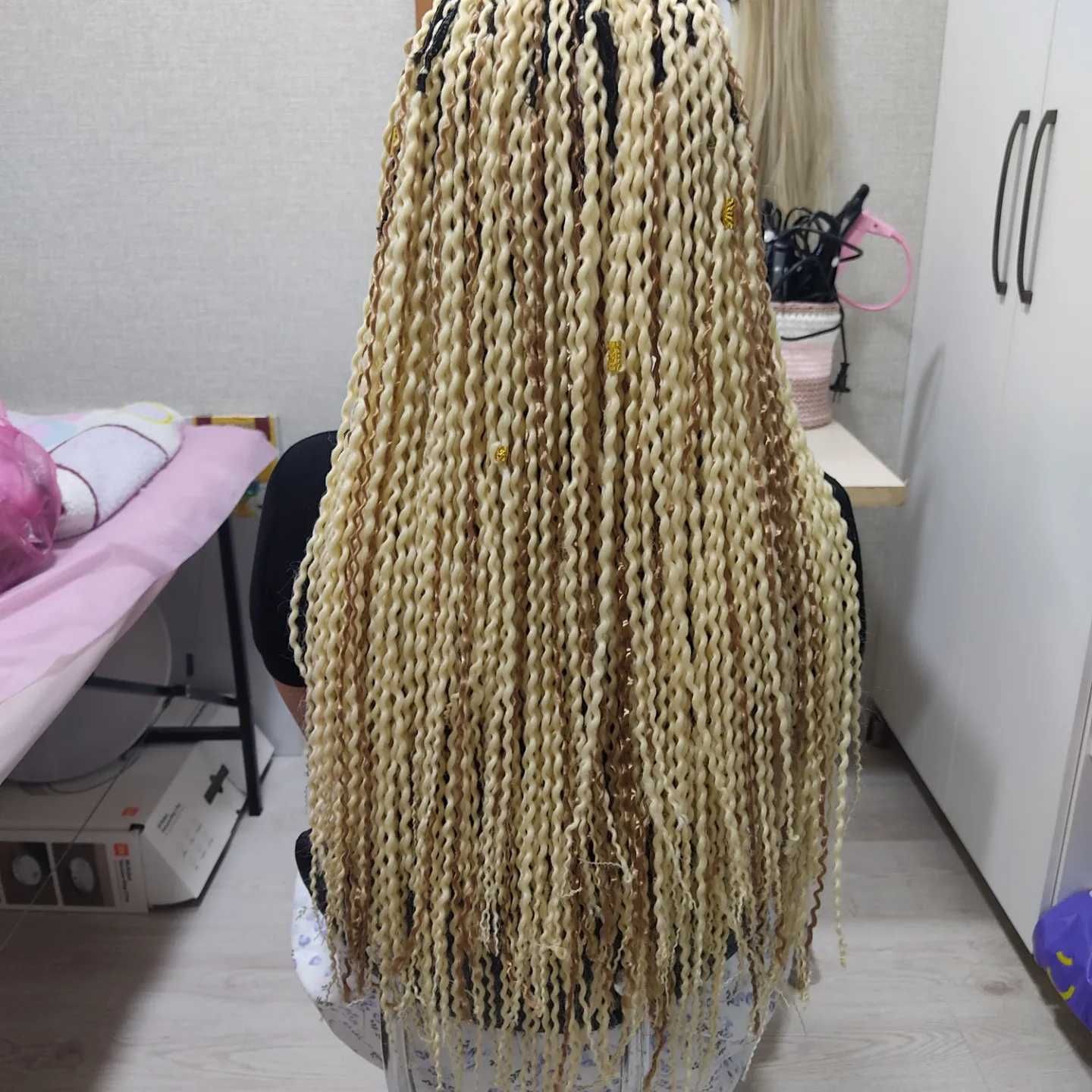 Плетение афрокосичек