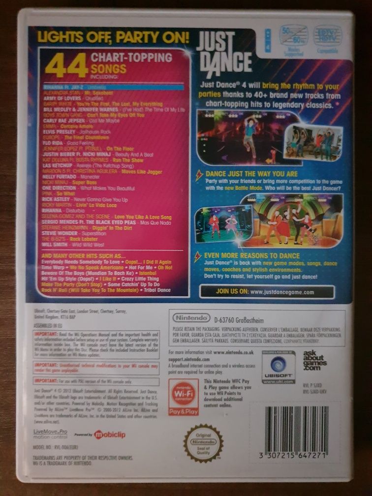 Just Dance 4 Special Edition Nintendo Wii