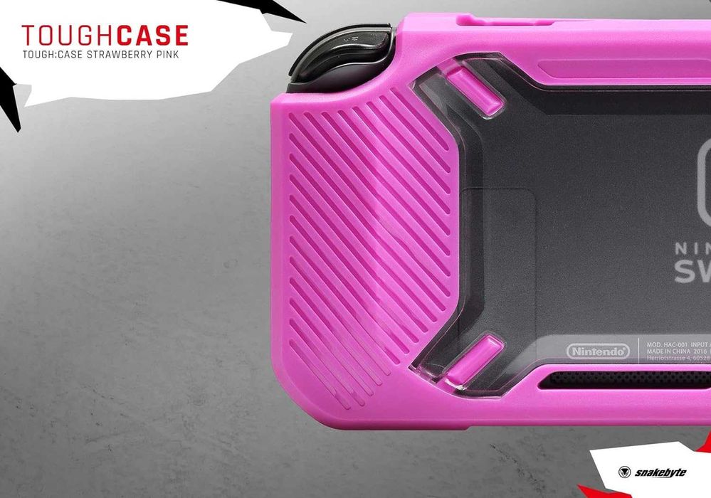 Твърд защитен калъф Snakebyte CASE for Nintendo Switch - Strawberry