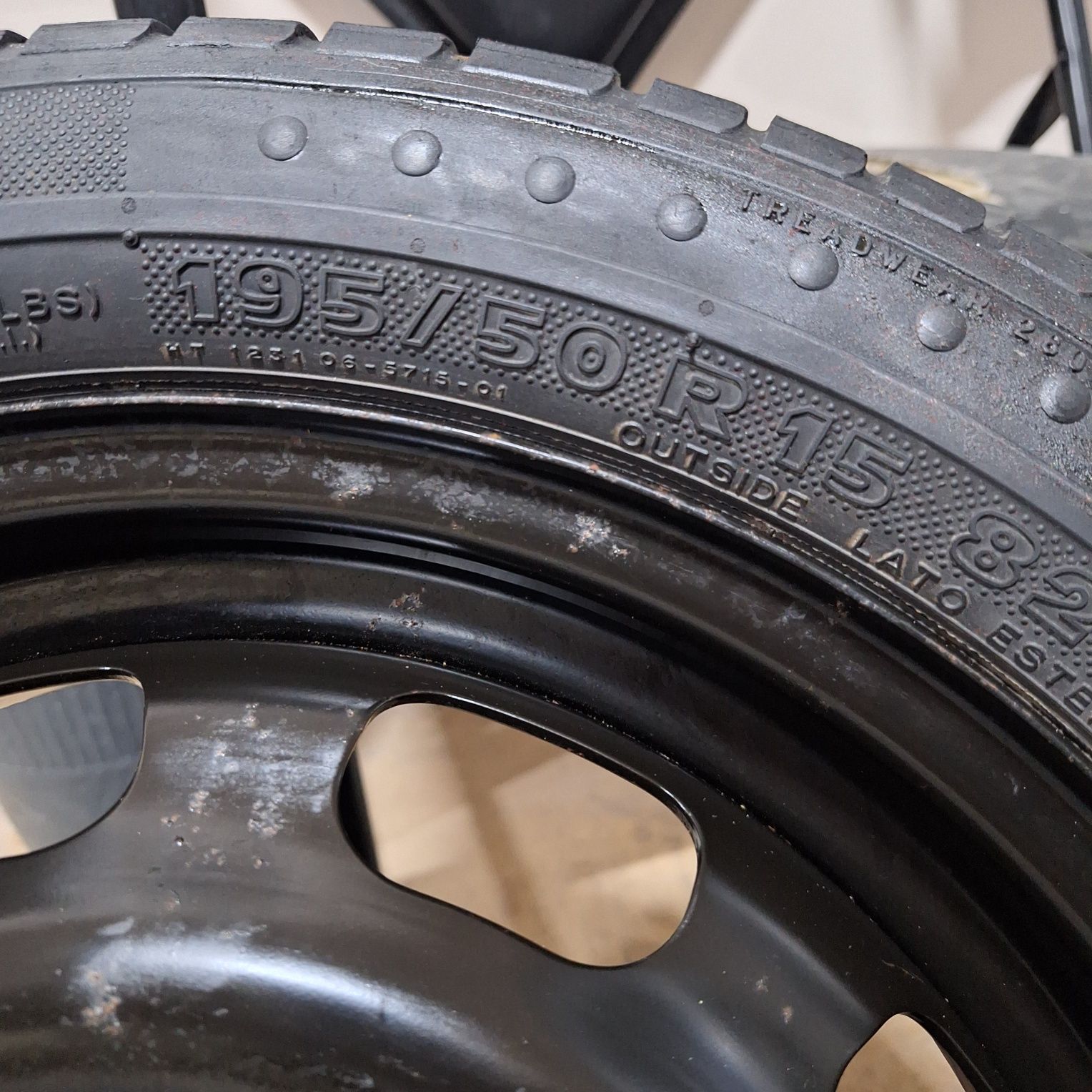 Резервна гума 15" Mercedes w168 a class Мерцедес 5x112 ET54