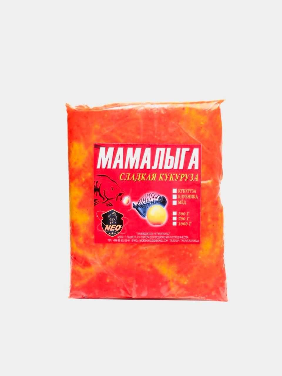 Корм Мамалыга-Сладкая кукуруза-Натуральная и Ароматная Насадка