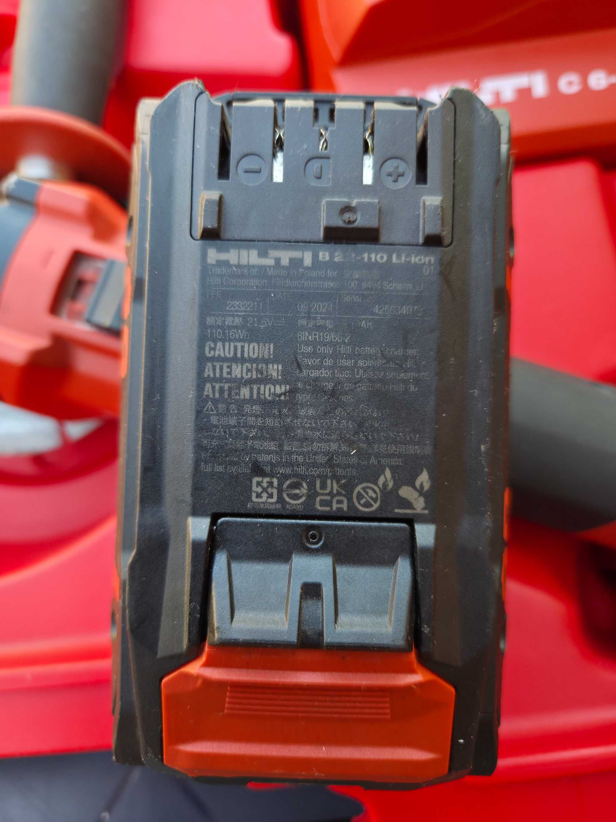 Hilti AG 4S-22 акумулаторен ъглошлайф / флекс, 22V Nuron платформа