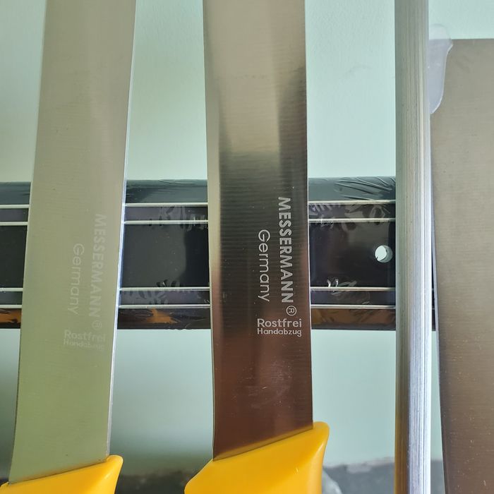 Комплект професионални немски месарски ножове,