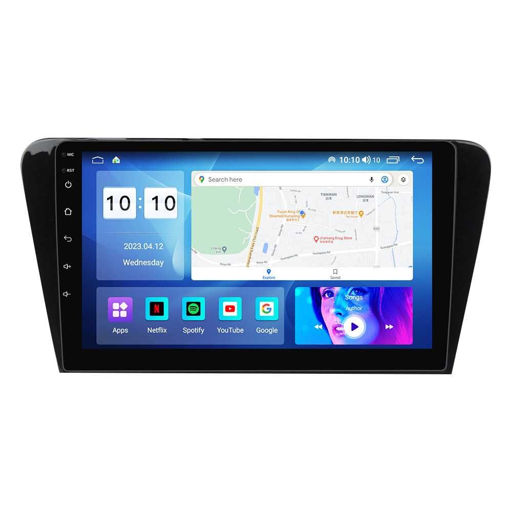 Navigatie Android 13 SKODA OCTAVIA 3 1/8 Gb Waze CarPlay Bt GPS