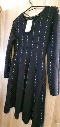 Orsay rochie tricotata neagra marimea S