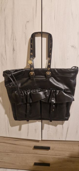 Черна дамска чанта Red Valentino