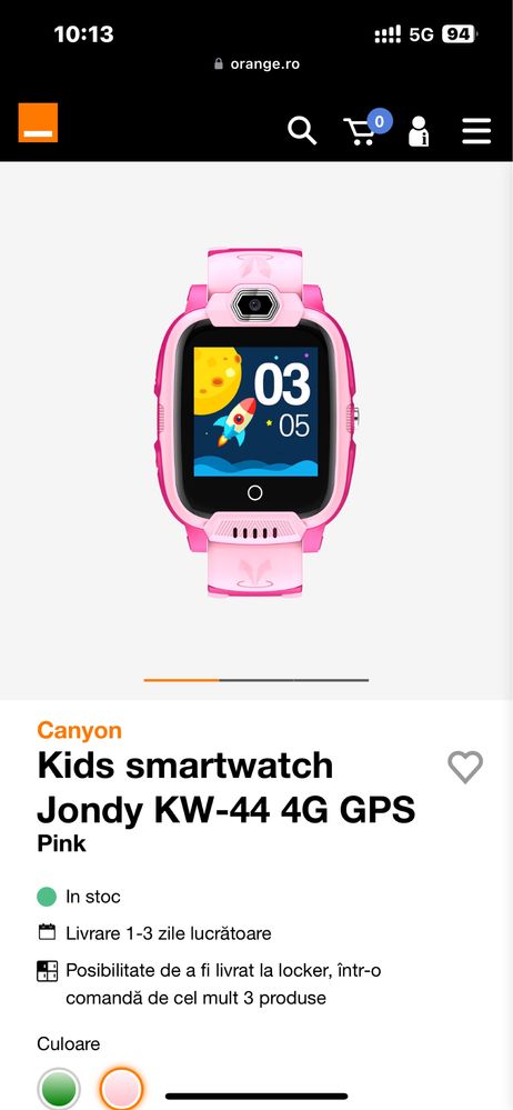 Ceas Canyon Kids smartwatch Jondy KW-44 4G GPS