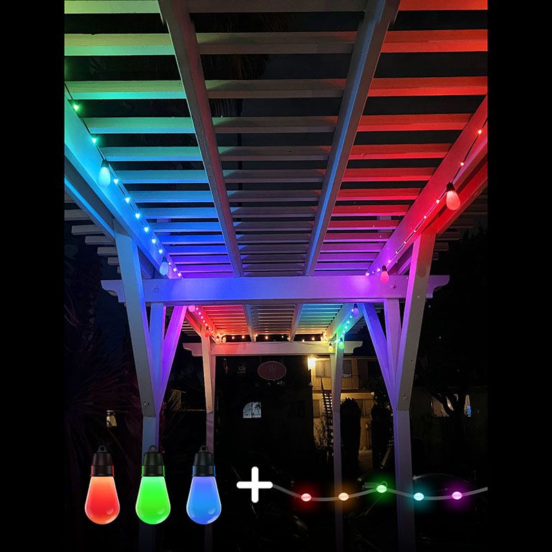 Страхотни нови смарт лампи съчетание от 84 светодиода и 15 RGB крушки