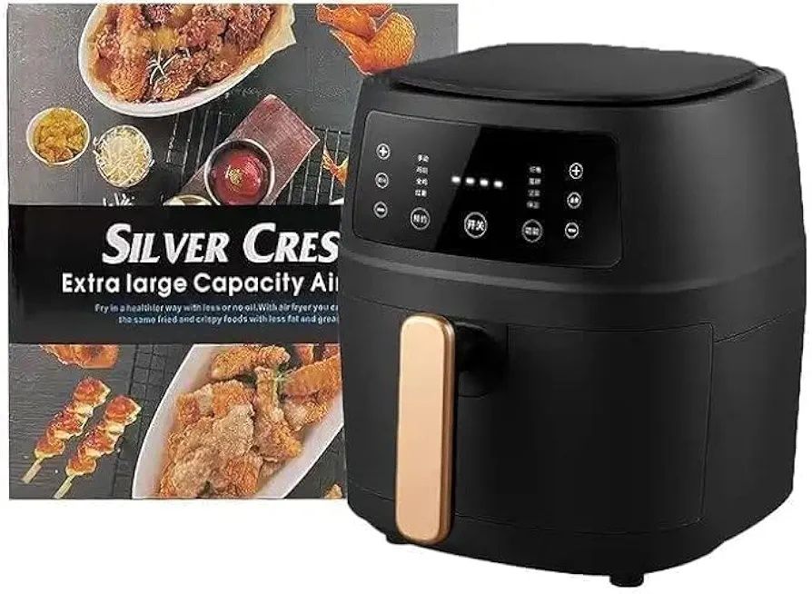 Air Fryer Silver Crest 8 литра, уред за готвене с горещ въздух 2400W
