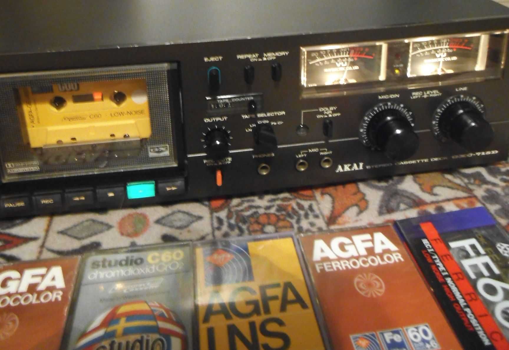 Deck AKAI GXC-715D Stereo 2-Head cassette deck