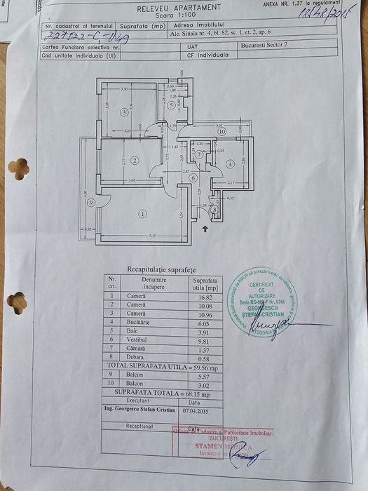 apartament 3 camere Colentina