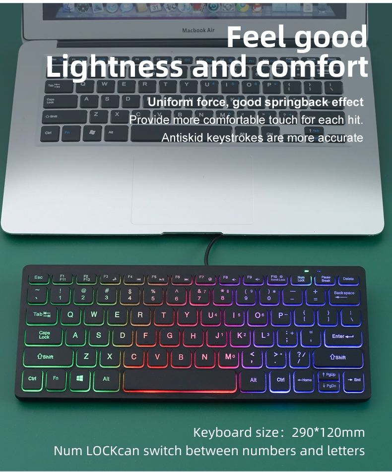 Мини клавиатура с RGB