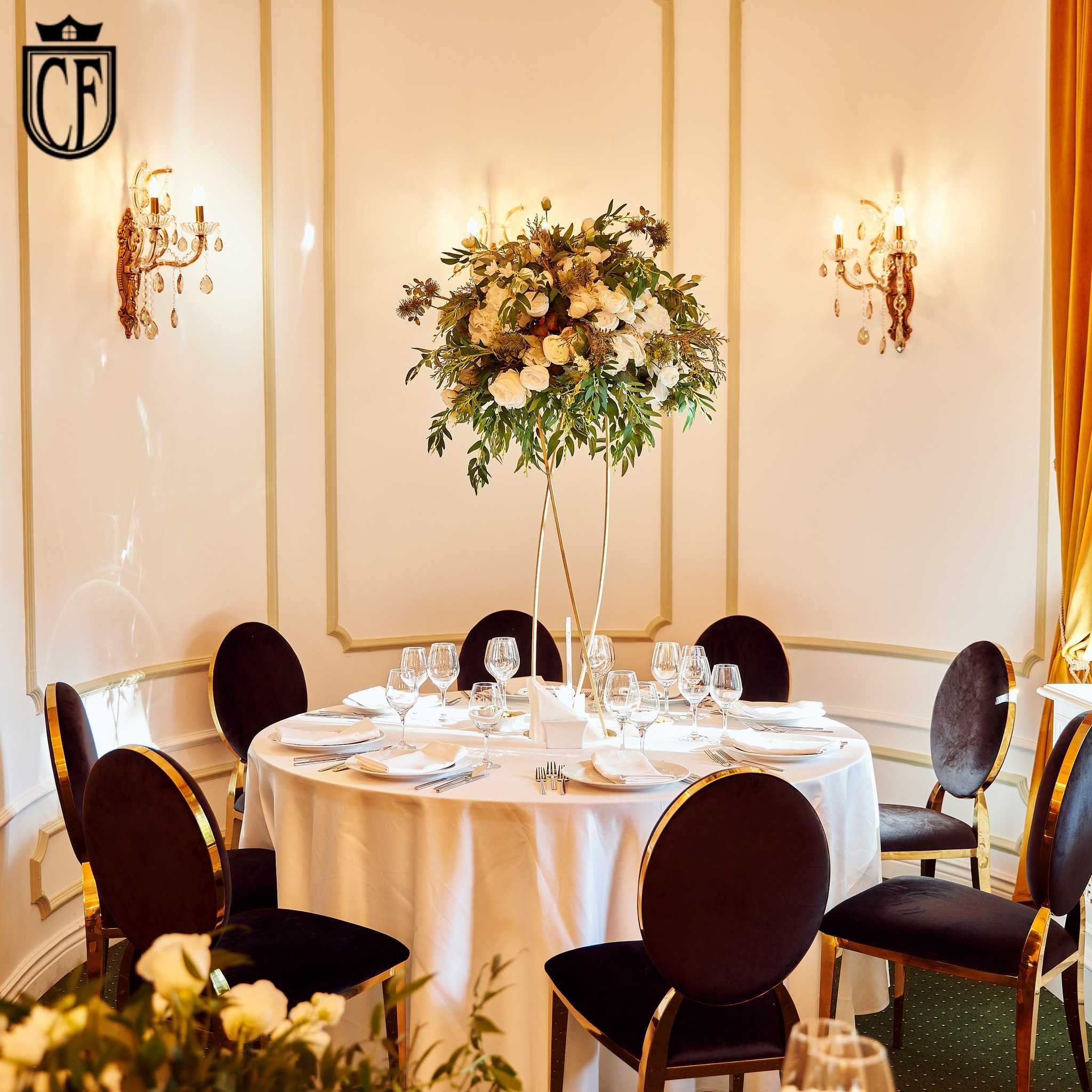 Scaune WASHINGTON săli evenimente, ballroom, salon, scaun de lux auriu