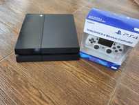 PS4 fat 500gb modat cu magazin de jocuri, controller alb în cutie,