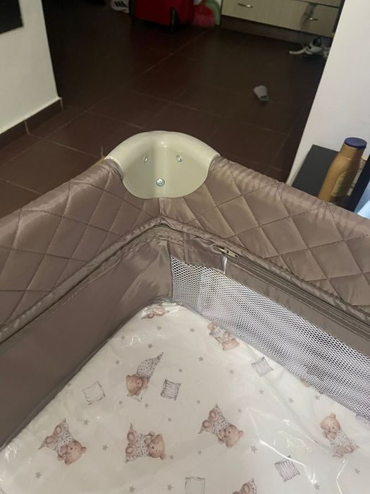 Patut pliabil  Chipolino Luna pastel plus saltea Lorelli noua