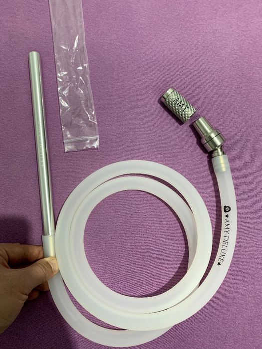 Adaptor/Mâner inox Amy Delux Narghilea