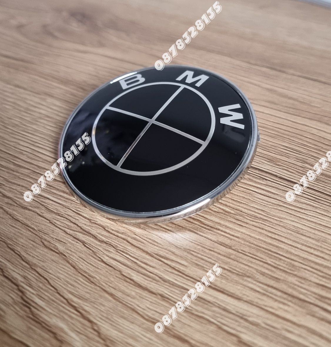 Емблеми за БМВ / BMW 78мм Чисто черни
