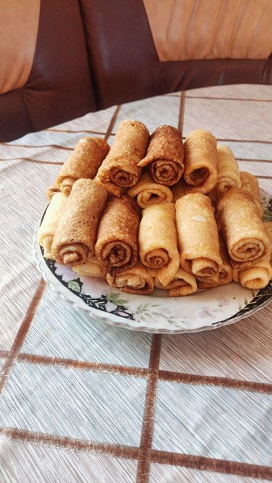 Блины домашние Құймақ үйдікі