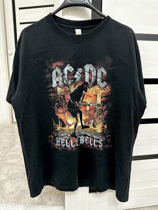 ac/dc hells bells футболка унисекс