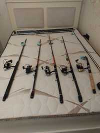 6 Lansete cu Mulinete de la Shimano ,Feeder Wind ,East Shark