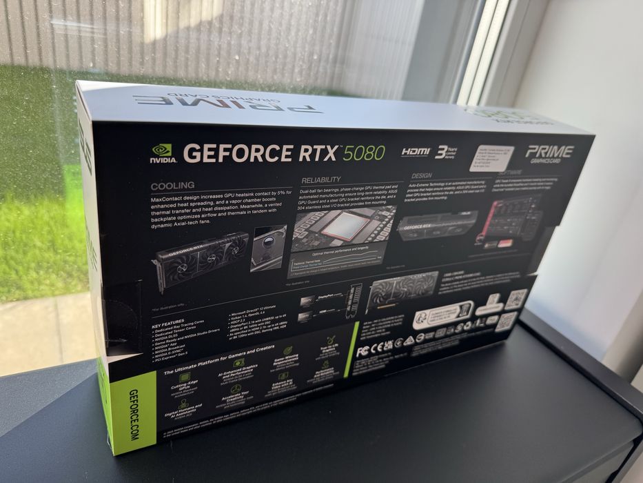 Placa video ASUS PRIME GeForce RTX 5080 OC Edition, 16GB GDDR7