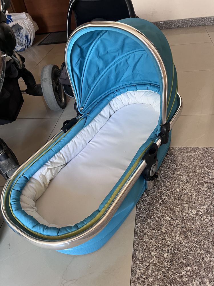 Бебешка количка Peach 2 в 1 пълен комплект