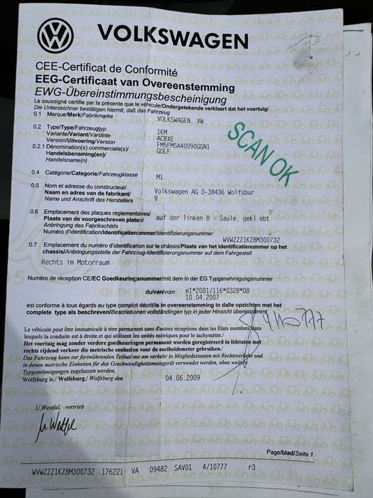 Vand golf 5 inmatriculat …recent adus fara filtru de particul