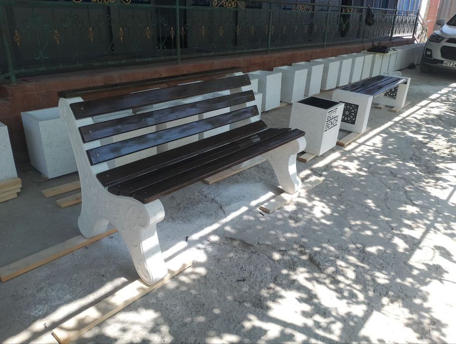 Бетон скамейкалар