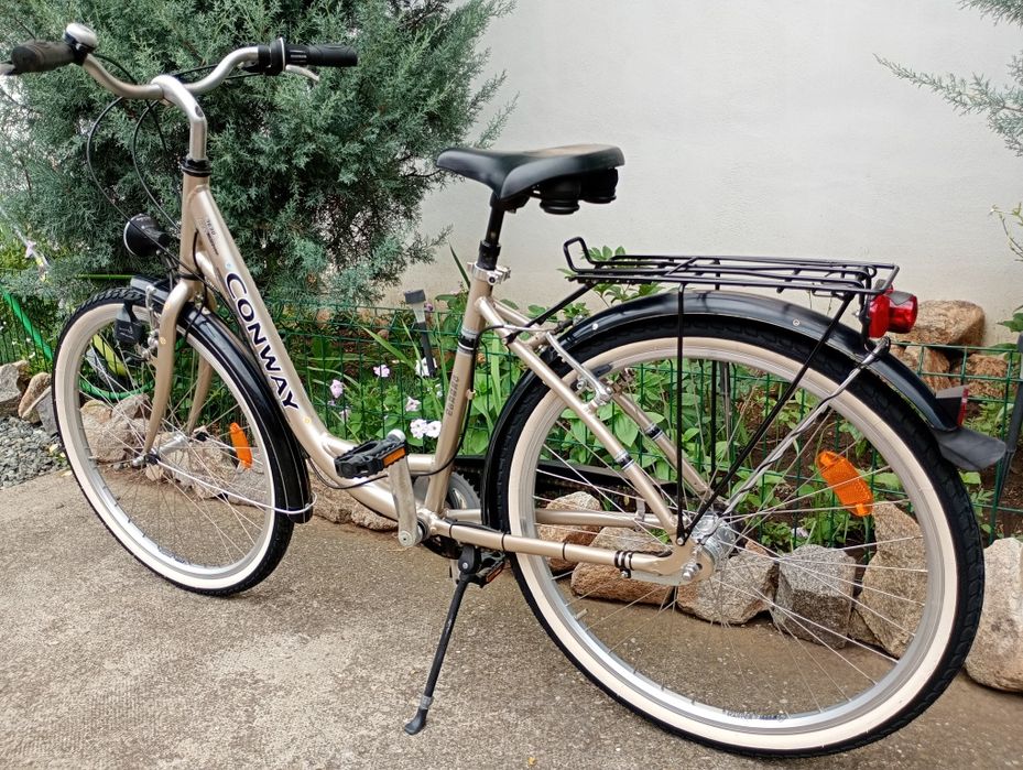 Bicicletă damă CONWAY,roti 26,cu 3 vit ,frână picior !