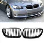 Grile centrale duble M3 style compatibile Bmw seria 3 e92 negru lucio