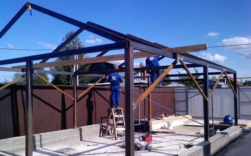 Vând fac Garaje auto din structura metalica