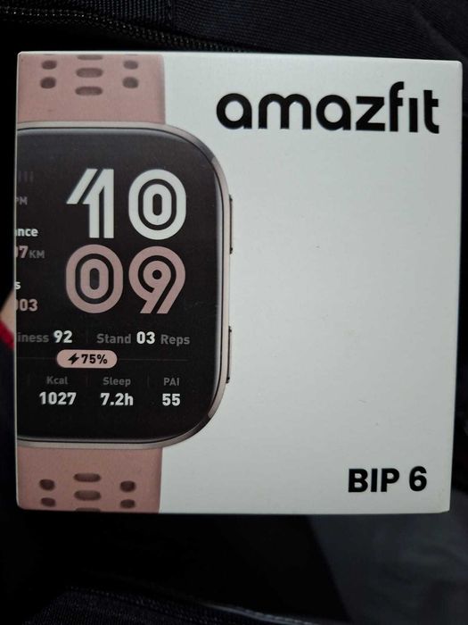Smartwatch AMAZFIT Bip 6, GPS, Android/iOS, Black