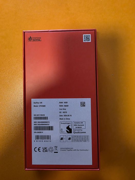 OnePlus 12R 256gb 16gb Iorn Gray Snapdragon 8 Gen.2 factura garantie