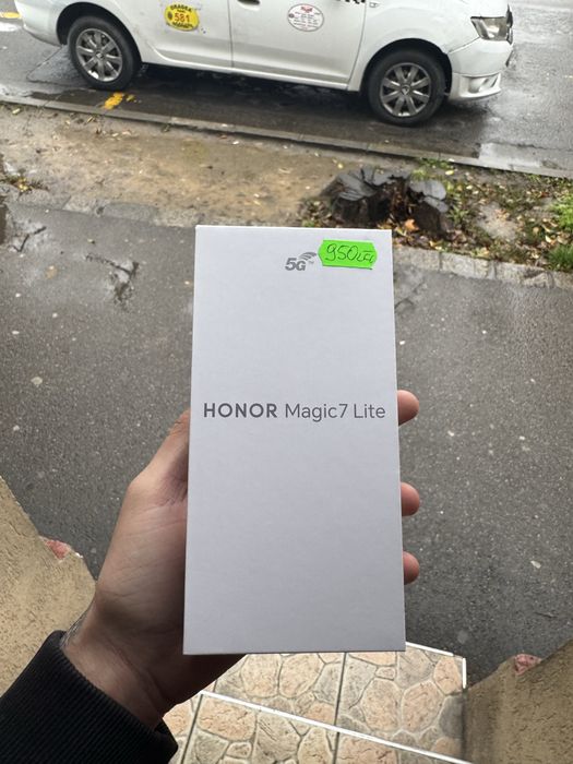 Telefon HONOR Magic 7 Lite, 256GB, 8GB RAM, Dual SIM, Titanium Black