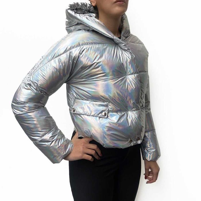 Ново! Дамско яке Tata Цвят Хром