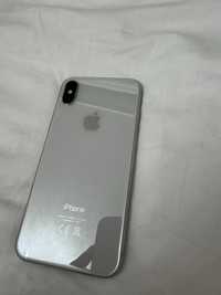 Iphone X Silver , 256 gb, емкость аккумулятора 77%