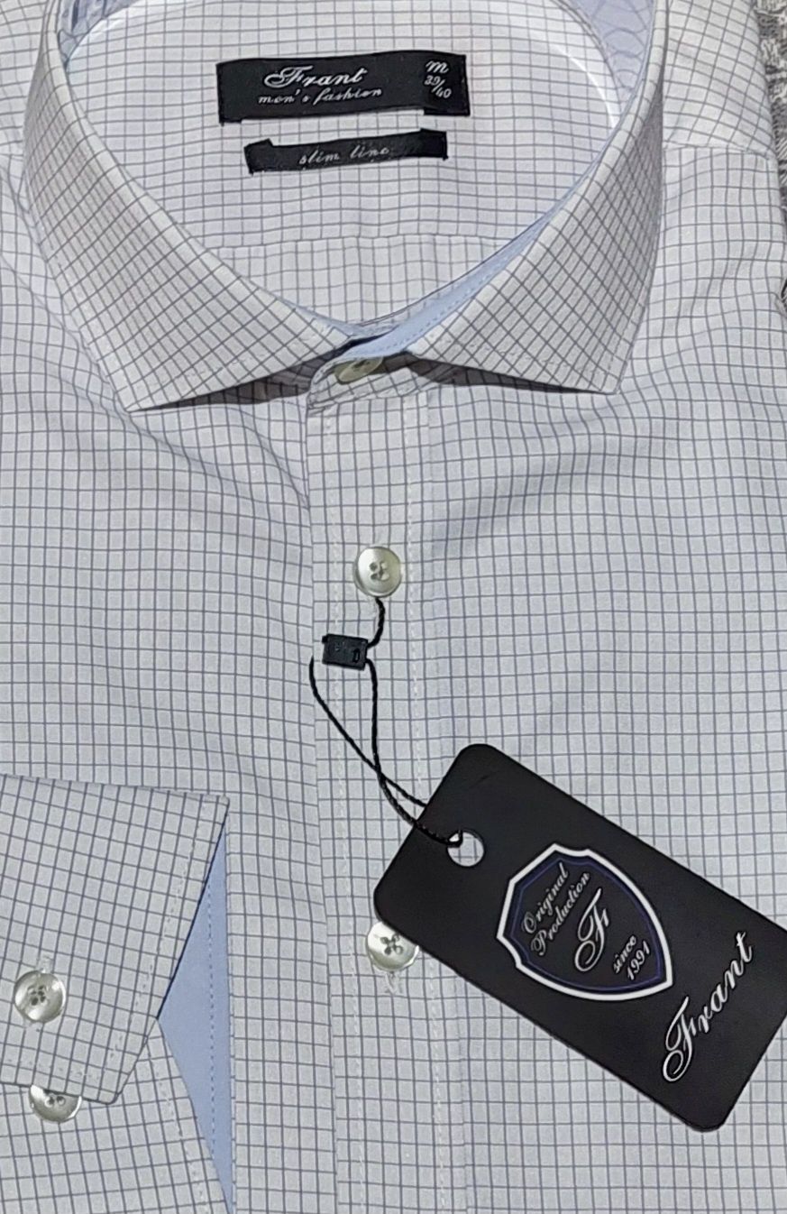 Български мъжки ризи Frant 39/40 М Slim line