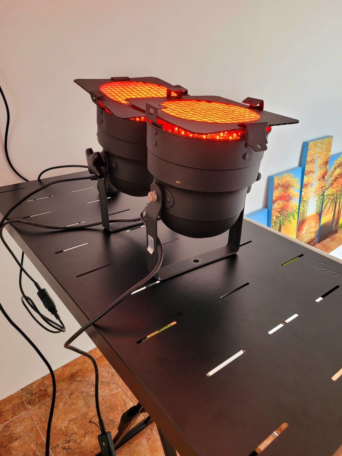 Led par stairville RGB lumini disco club dj formație petrecere strobo