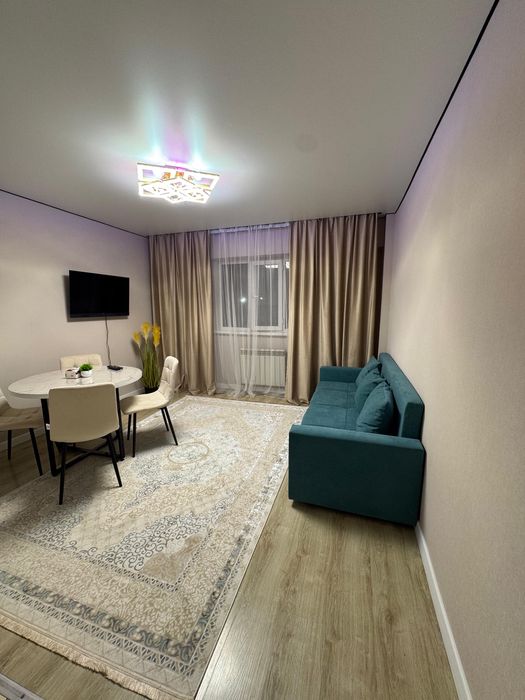 Уютная 2-комнатная студия в Алматы — посуточно!