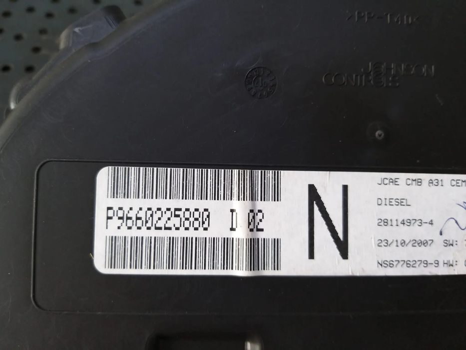 Ceas bord diesel citroen c3 1 fc fn p9660225880d02