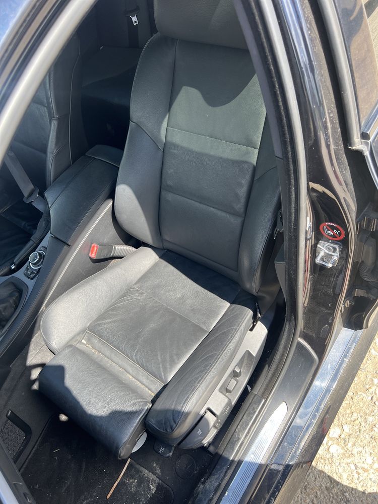 Interior piele neagra recaro cu incalzire bmw e60 facelift