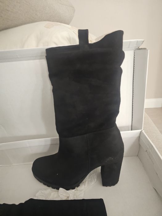 Cizme piele intoarsa ecologica 39-40