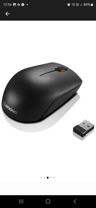 Mouse wireless Lenovo 300 Negru / Portocaliu NOU / SIGILAT