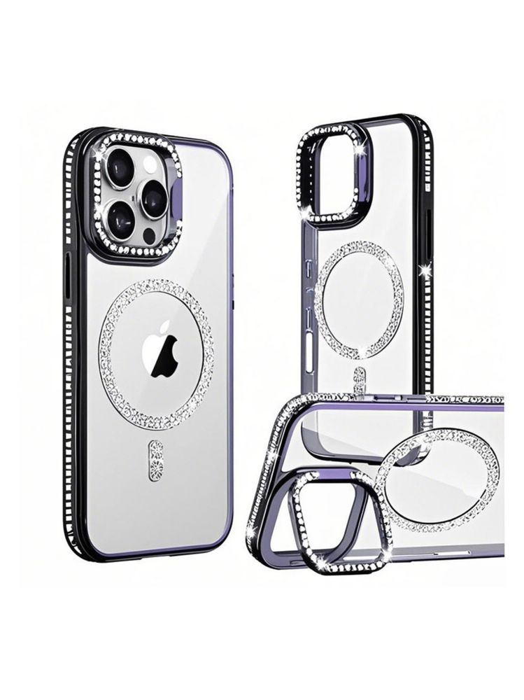 Iphone 16 / 16 PLUS 16 PRO 16 PRO MAX Husa Magsafe Luxury Suport Folie