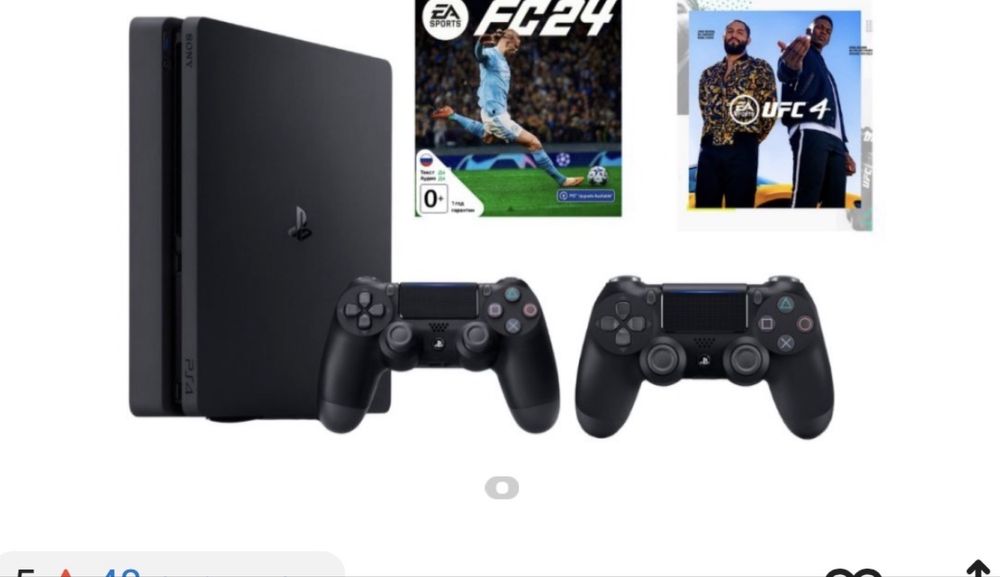Ps 4 slim 512GB в хоршем состояние
