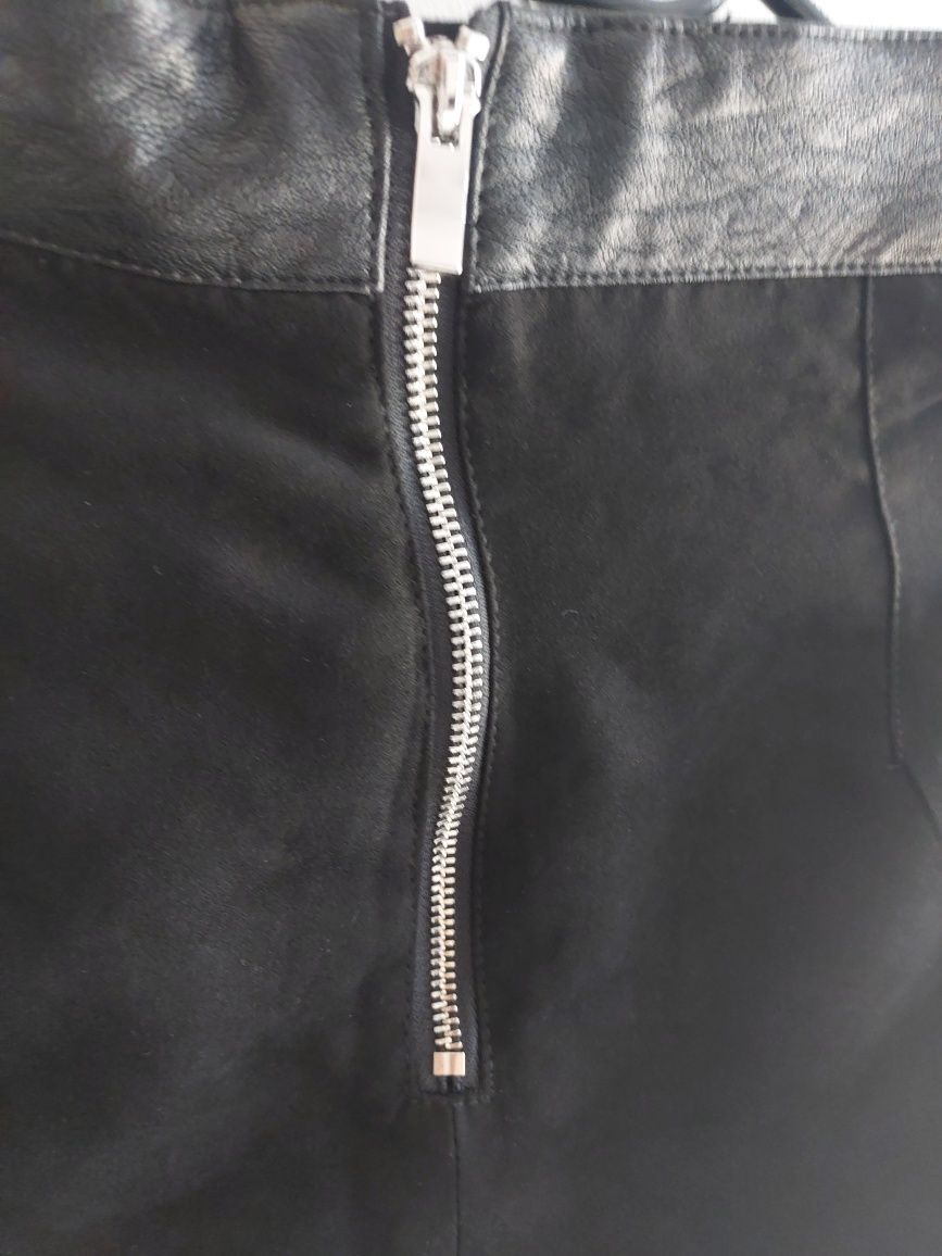 Fusta mini imitatie piele