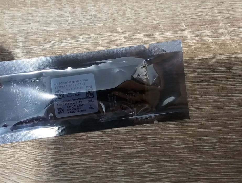 SSD WesternDigital SN740 512gb pci-e 4.0 viteza 5000mb/s