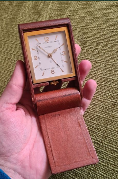 Jaeger LeCoultre Ceas De Voiaj Masa Calatorie Mecanic Alarma